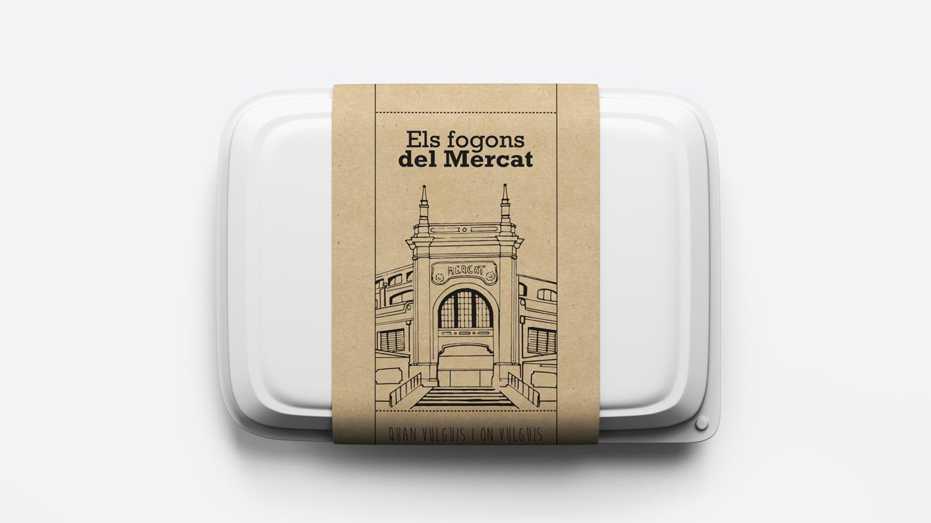 3 h diseno grafico branding identidad corporativa logotipo els fogons mercat