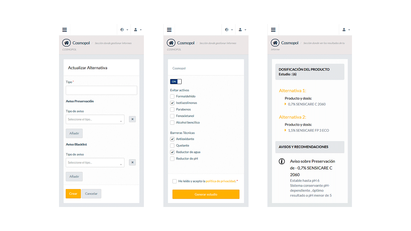 7 v diseno grafico dessarrollo webapp movil chemipol